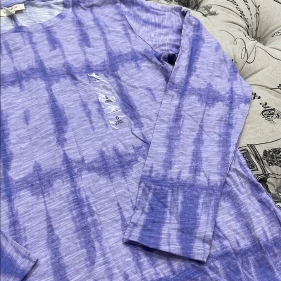 Style & Co. Tie-Dye Long Sleeve Top - Picture 7 of 13